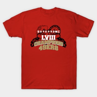 49ers Super Bowl LVIII Champions 2024 T-Shirt